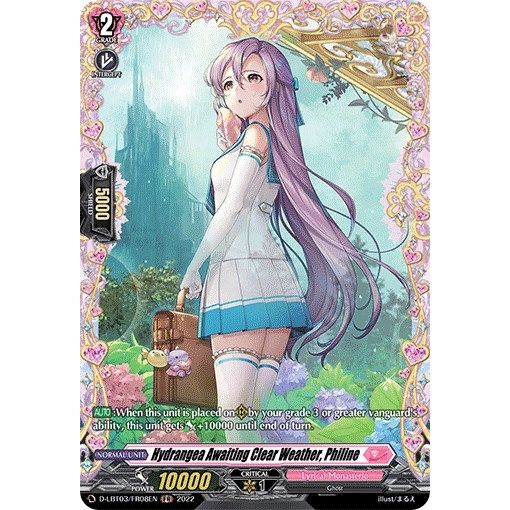 Image for Hydrangea Awaiting Clear Weather, Philine (FR) (D-LBT03/FR08EN) (D-LBT03) - Cardfight Vanguard