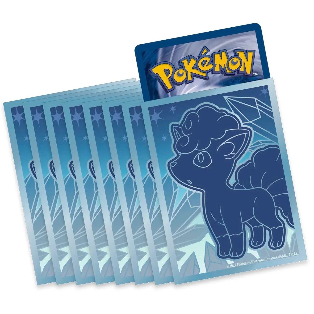 Image for Pokemon TCG: Silver Tempest Elite Trainer Box Card Sleeves - Alolan Vulpix (65-Pack) - Card Sleeves
