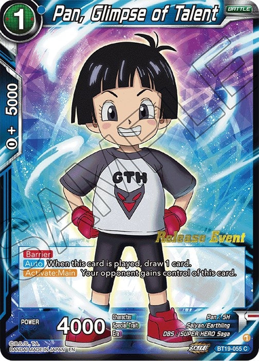 Image for Pan, Glimpse of Talent (Fighter's Ambition Holiday Pack) (BT19-055) (TPR) - Dragon Ball Super: Masters