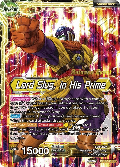 Image for Lord Slug // Lord Slug, in His Prime (Fighter's Ambition Holiday Pack) (BT19-100) (TPR) - Dragon Ball Super: Masters