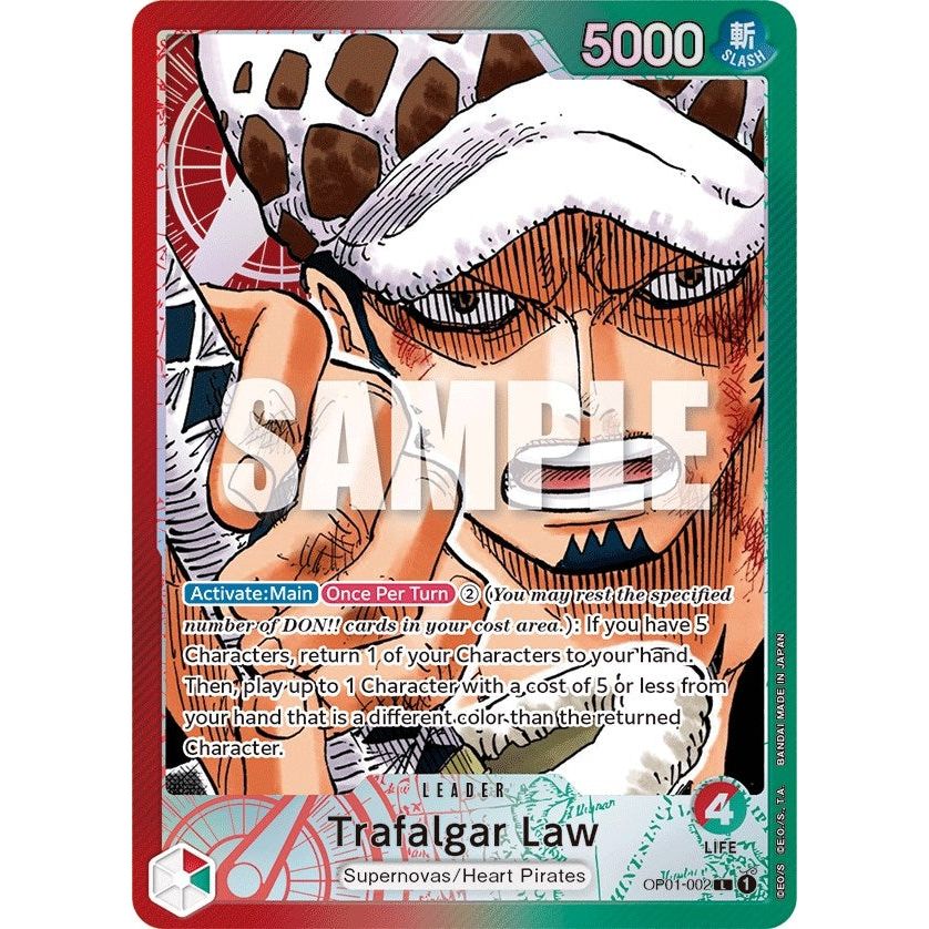Image for Trafalgar Law (002) (Parallel) (OP01-002) (OP01) - One Piece Card Game