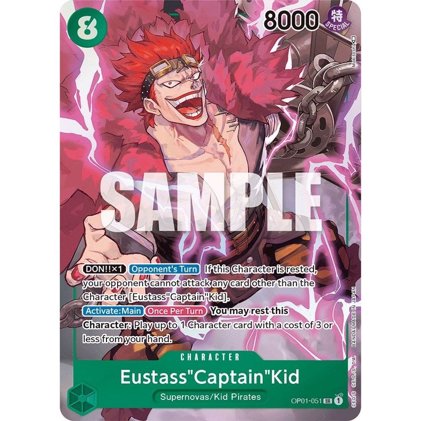 Image for Eustass"Captain"Kid (Parallel) (OP01-051) (OP01) - One Piece Card Game