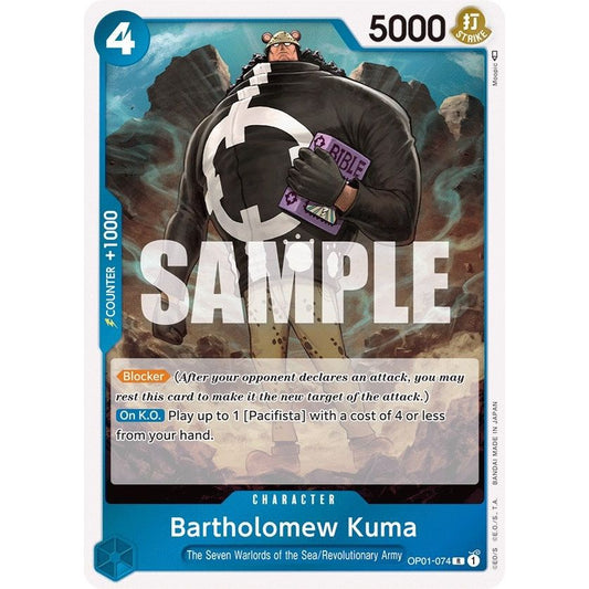 Image for Bartholomew Kuma (OP01-074) (OP01) - One Piece Card Game