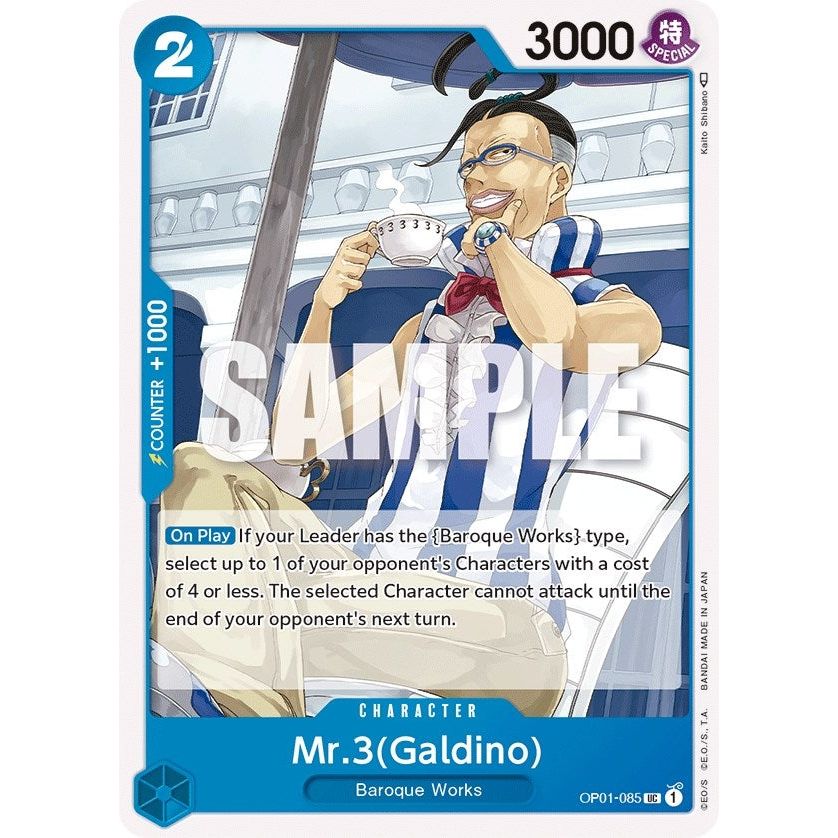 Image for Mr.3 (Galdino) (OP01-085) (OP01) - One Piece Card Game
