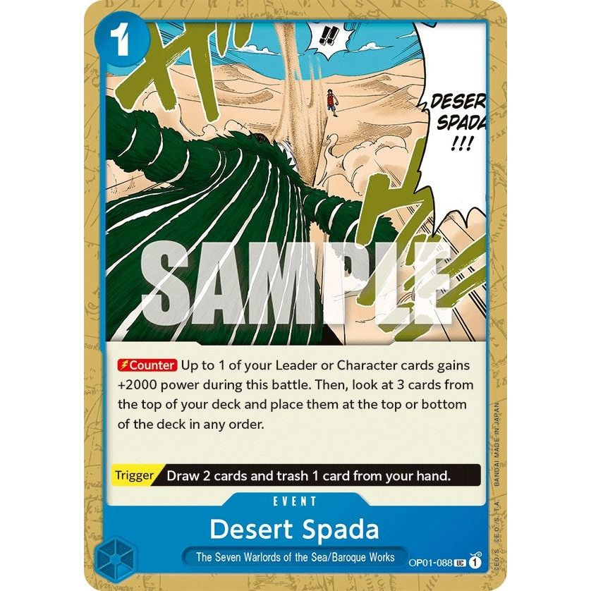 Image for Desert Spada (OP01-088) (OP01) - One Piece Card Game