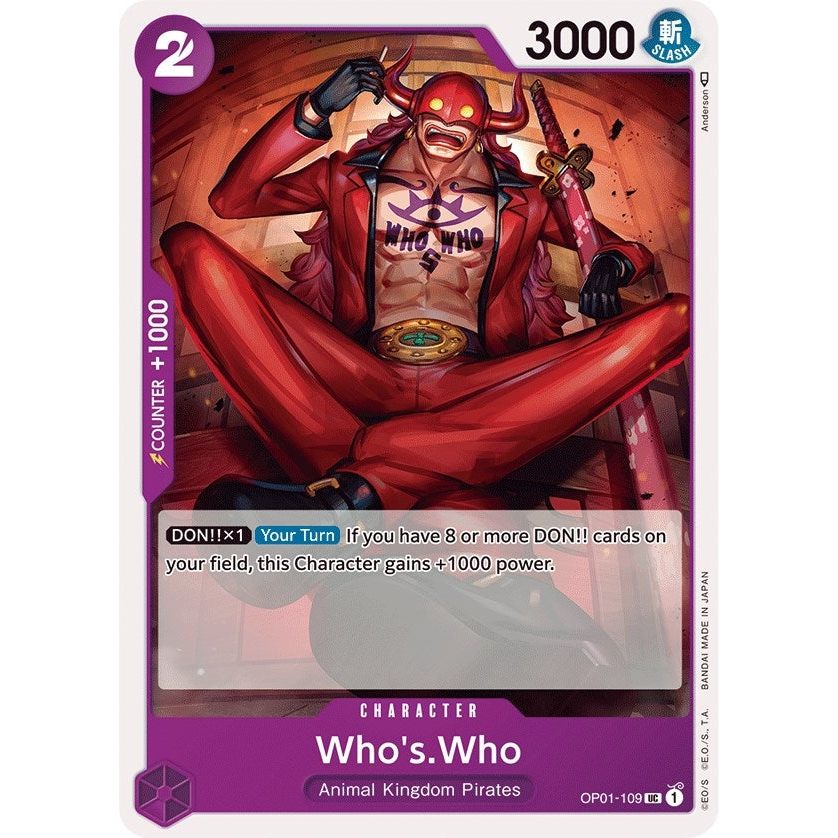 Image for Who's.Who (OP01-109) (OP01) - One Piece Card Game