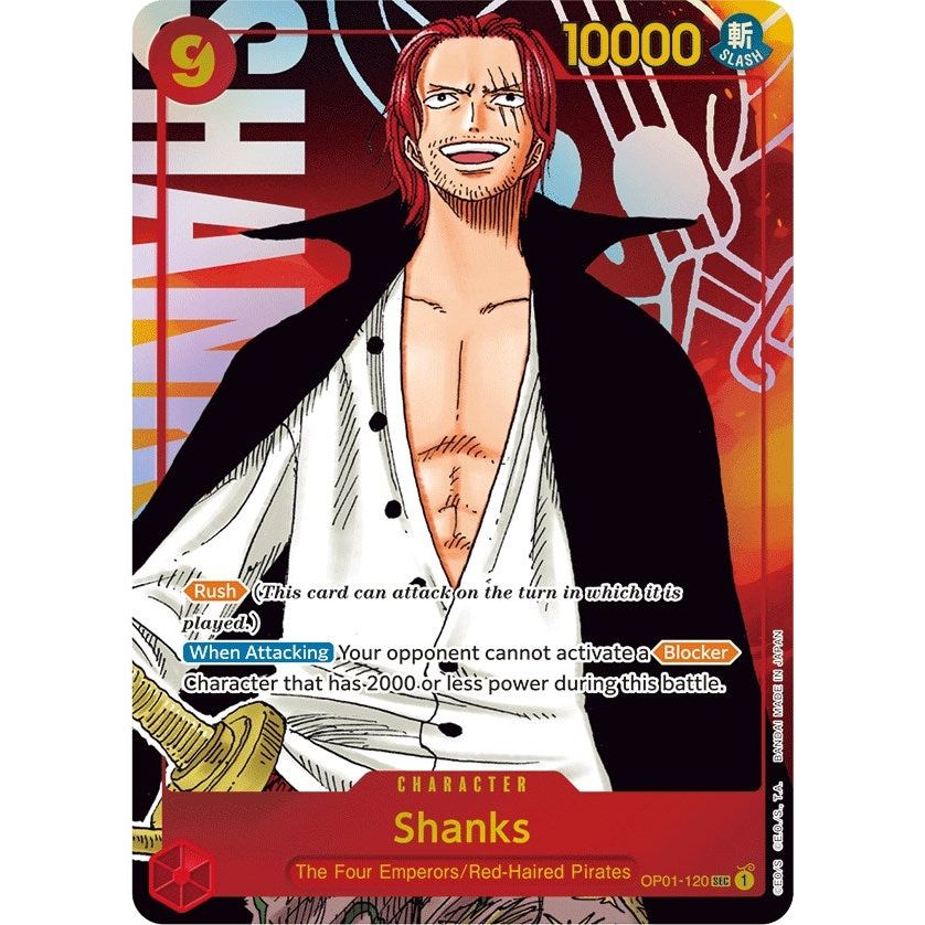 Image for Shanks (Parallel) (OP01-120) (OP01) - One Piece Card Game
