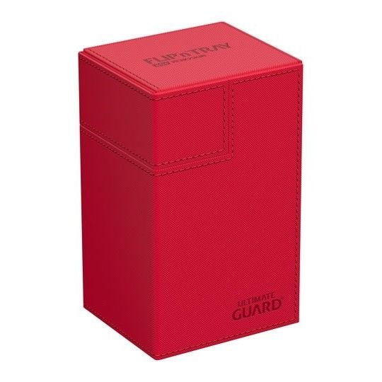 Image for Flip`n`Tray XenoSkin Monocolor - Red (Holds 80+) - Deck Boxes