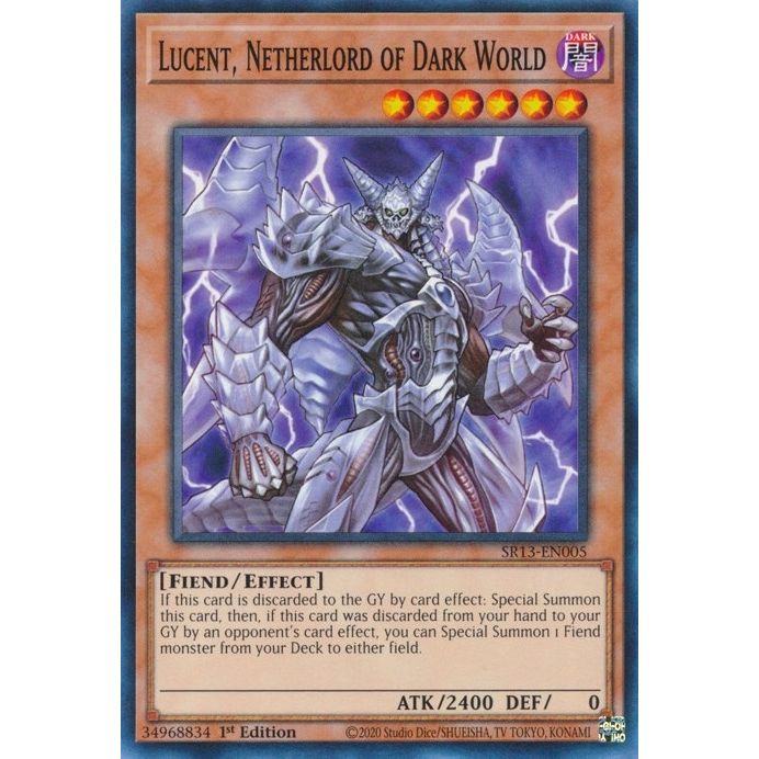 Image for Lucent, Netherlord of Dark World (SR13-EN005) (SR13) - YuGiOh