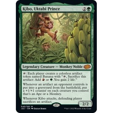 Image for Kibo, Uktabi Prince (40) (J22) - Magic: The Gathering