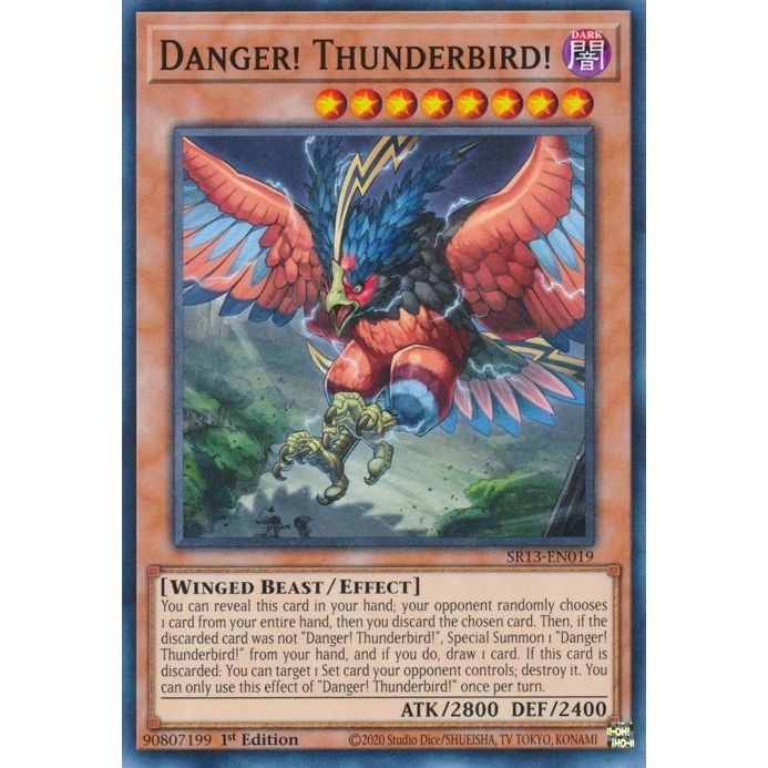 Image for Danger! Thunderbird! (SR13-EN019) (SR13) - YuGiOh