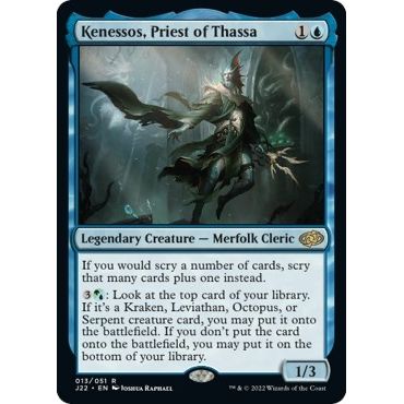Image for Kenessos, Priest of Thassa (13) (J22) - Magic: The Gathering