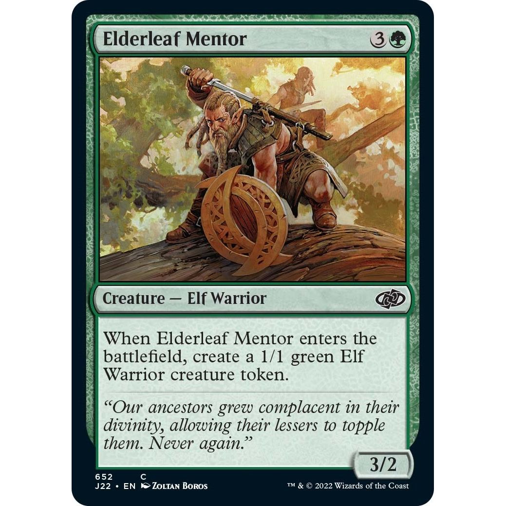 Image for Elderleaf Mentor (652) (J22) - Magic: The Gathering