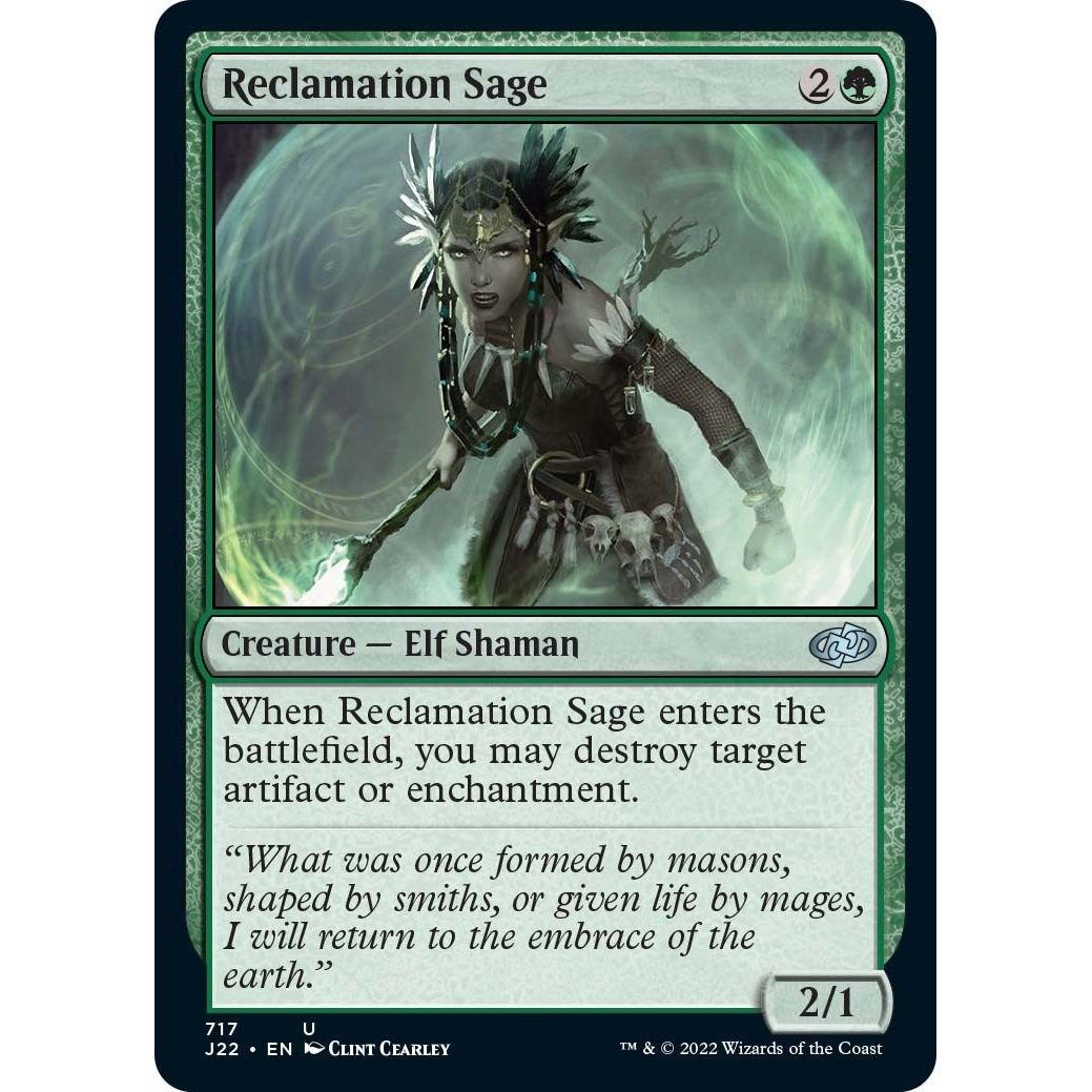 Image for Reclamation Sage (717) (J22) - Magic: The Gathering