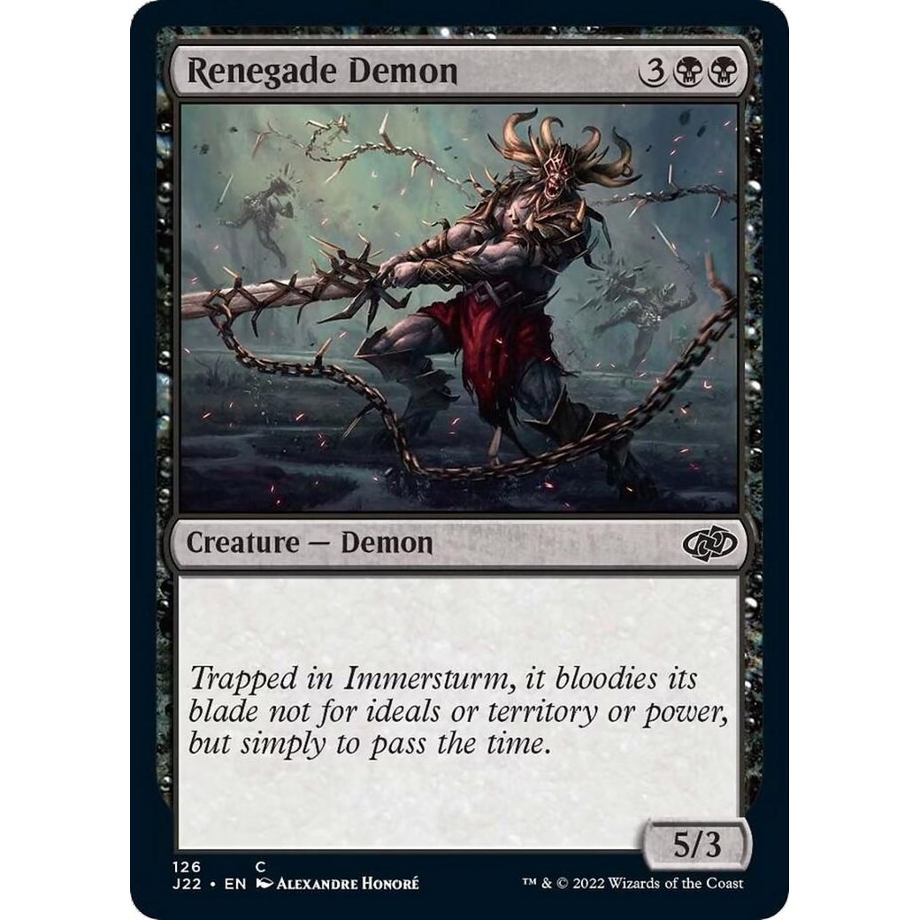 Image for Renegade Demon (126) (J22) - Magic: The Gathering