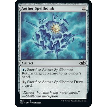 Image for Aether Spellbomb (752) (J22) - Magic: The Gathering