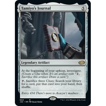 Image for Tamiyo's Journal (800) (J22) - Magic: The Gathering