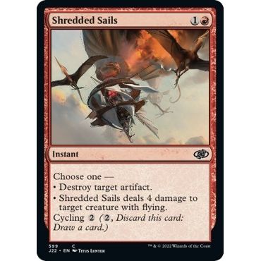 Image for Shredded Sails (599) (J22) - Magic: The Gathering