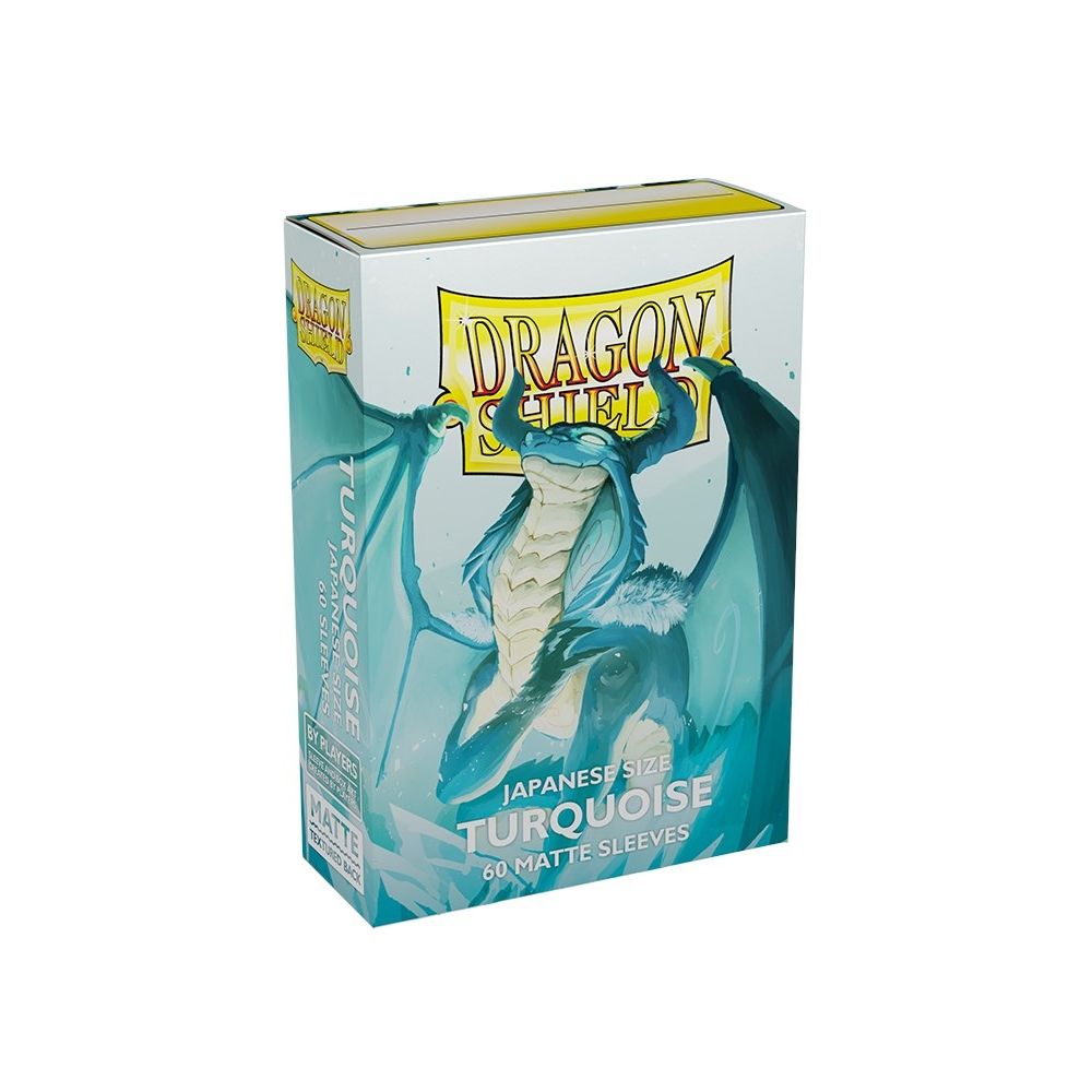 Image for Dragon Shield Player's Choice Japanese Matte Sleeves - Turquoise (60-Pack) - Card Sleeves