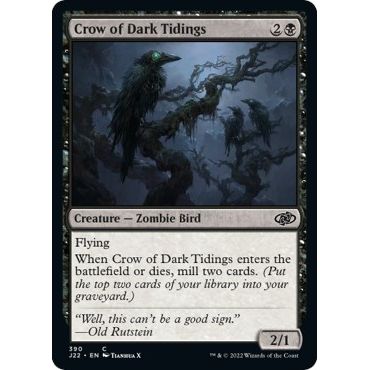 Image for Crow of Dark Tidings (390) (J22) - Magic: The Gathering