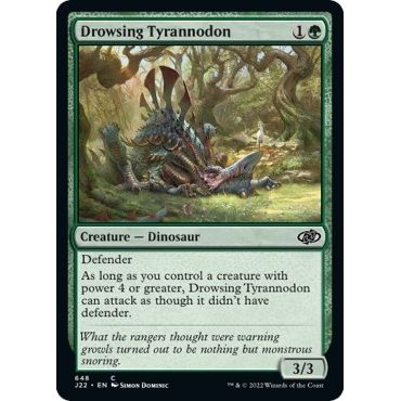 Image for Drowsing Tyrannodon (648) (J22) - Magic: The Gathering