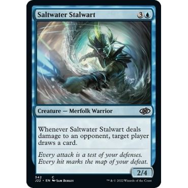 Image for Saltwater Stalwart (342) (J22) - Magic: The Gathering