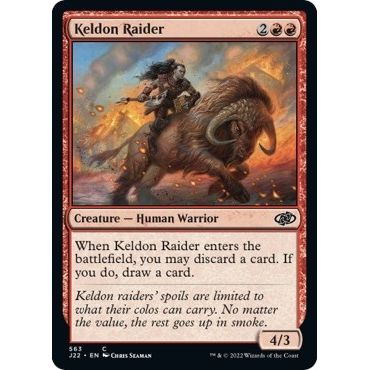 Image for Keldon Raider (563) (J22) - Magic: The Gathering