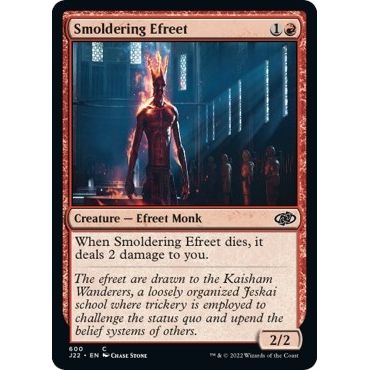Image for Smoldering Efreet (600) (J22) - Magic: The Gathering