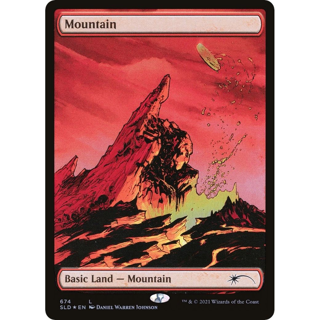 Image for Mountain (674) (674) (SLD) - Magic: The Gathering