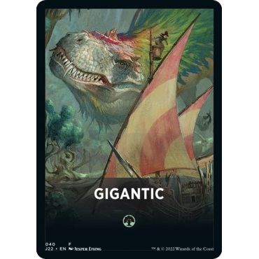 Image for Gigantic Theme Card (40) (J22) - Magic: The Gathering