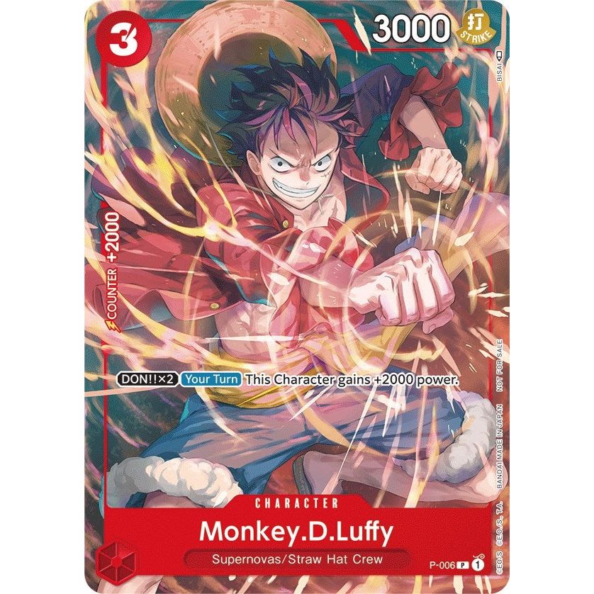 Image for Monkey.D.Luffy - P-006 (Tournament Pack Vol. 1) (P-006) (OP-PR) - One Piece Card Game