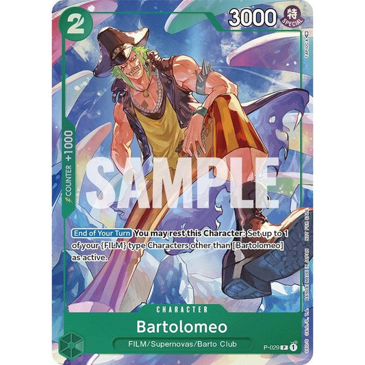 Image for Bartolomeo (Event Pack Vol. 1) (P-029) (OP-PR) - One Piece Card Game