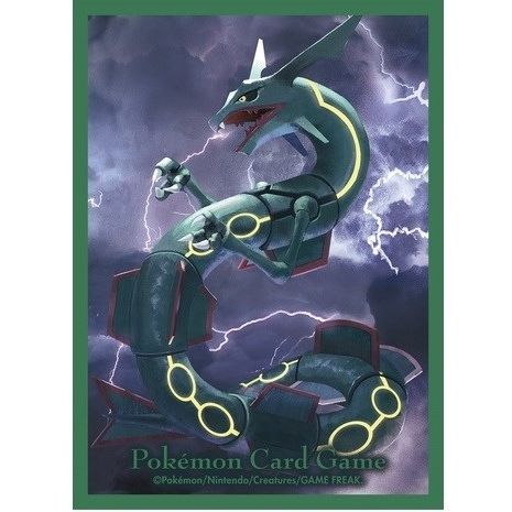 Image for Pokemon TCG: Pokemon Center Japan Exclusive Card Sleeves - Flying Rayquaza (64-Pack) - Card Sleeves