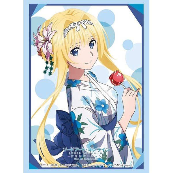 Image for Bushiroad Sleeve Collection HG Vol.3313: Sword Art Online Alicization War of Underworld - Alice Yukata ver. (75-Pack) - Card Sleeves