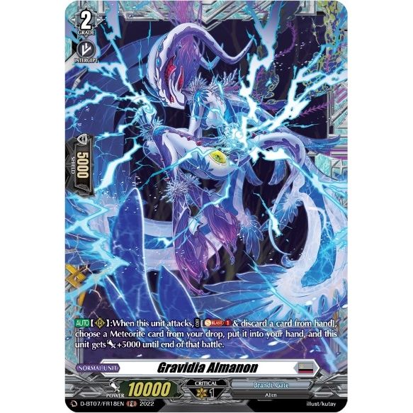 Image for Gravidia Almanon (FR) (D-BT07/FR18EN) (D-BT07) - Cardfight Vanguard