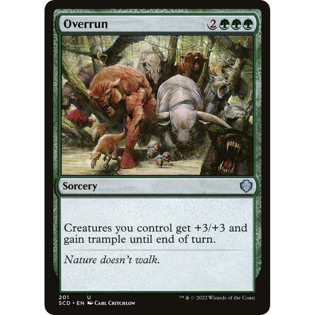 Image for Overrun (201) (SCD) - Magic: The Gathering