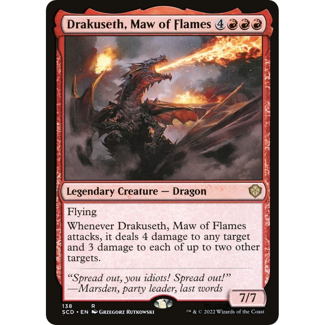 Image for Drakuseth, Maw of Flames (138) (SCD) - Magic: The Gathering