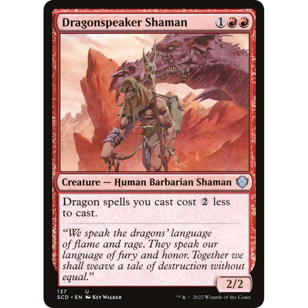 Image for Dragonspeaker Shaman (137) (SCD) - Magic: The Gathering