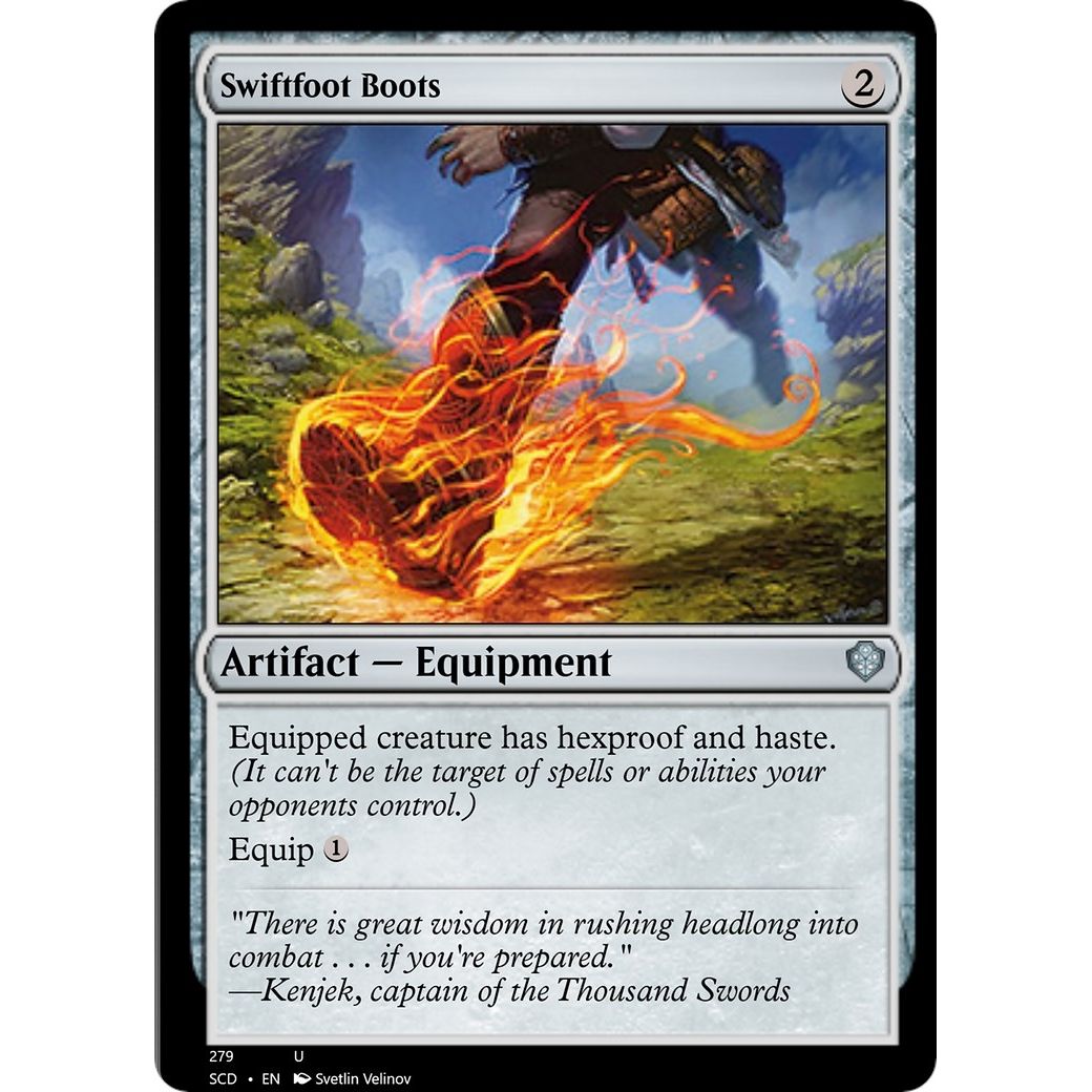 Image for Swiftfoot Boots (279) (SCD) - Magic: The Gathering