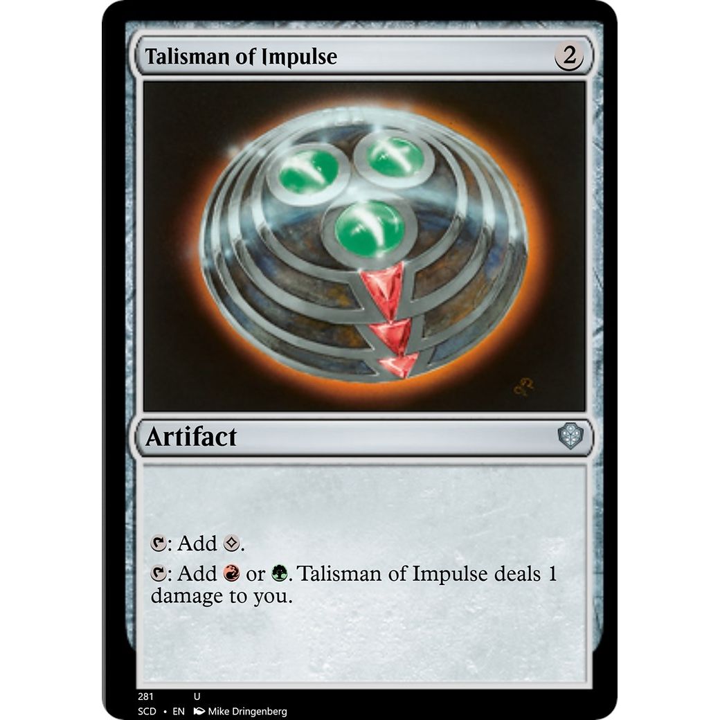 Image for Talisman of Impulse (281) (SCD) - Magic: The Gathering