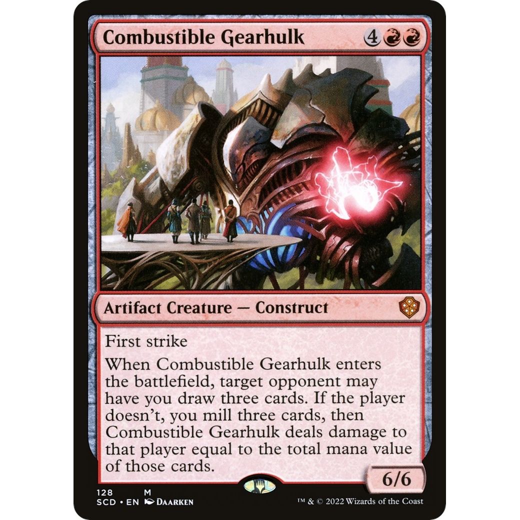 Image for Combustible Gearhulk (128) (SCD) - Magic: The Gathering