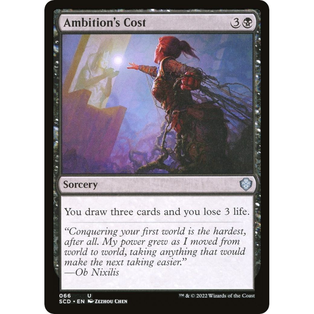 Image for Ambition's Cost (66) (SCD) - Magic: The Gathering