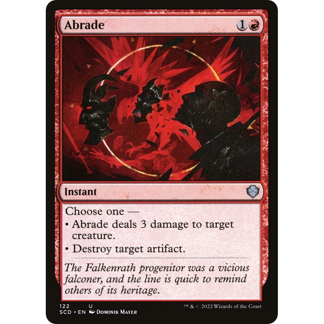Image for Abrade (122) (SCD) - Magic: The Gathering