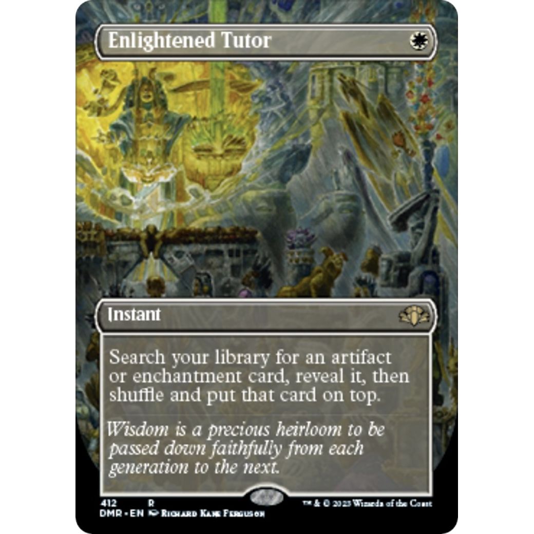 Image for Enlightened Tutor (Borderless) (412) (DMR) - Magic: The Gathering