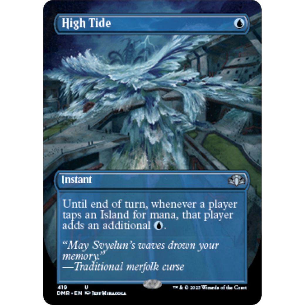 Image for High Tide (Borderless) (419) (DMR) - Magic: The Gathering