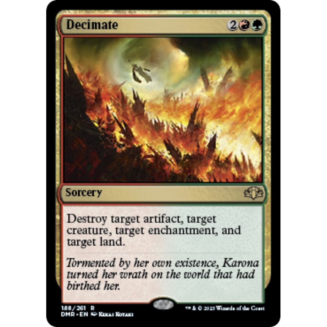 Image for Decimate (188) (DMR) - Magic: The Gathering