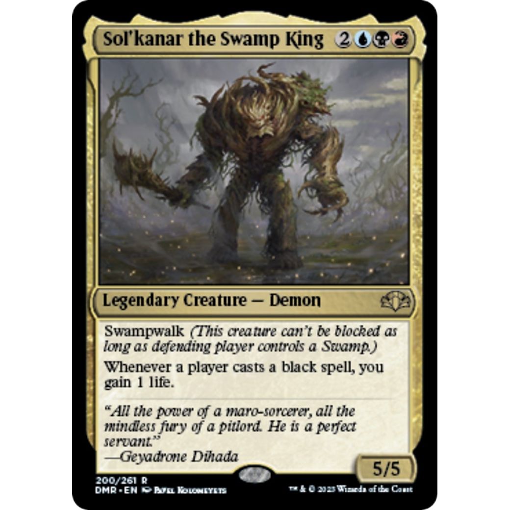Image for Sol'kanar the Swamp King (200) (DMR) - Magic: The Gathering