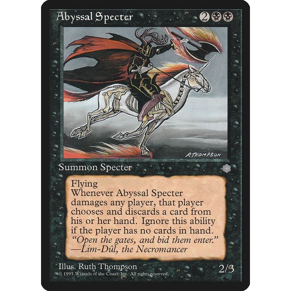 Image for Abyssal Specter (ICE) - Magic: The Gathering