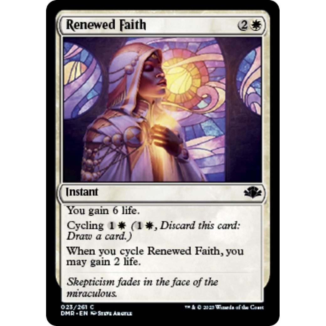 Image for Renewed Faith (23) (DMR) - Magic: The Gathering