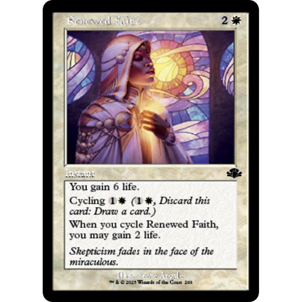 Image for Renewed Faith (Retro Frame) (269) (DMR) - Magic: The Gathering